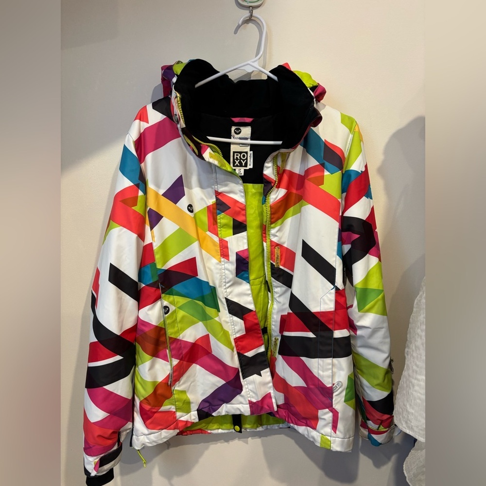Roxy Colorful Geometric Ski Jacket